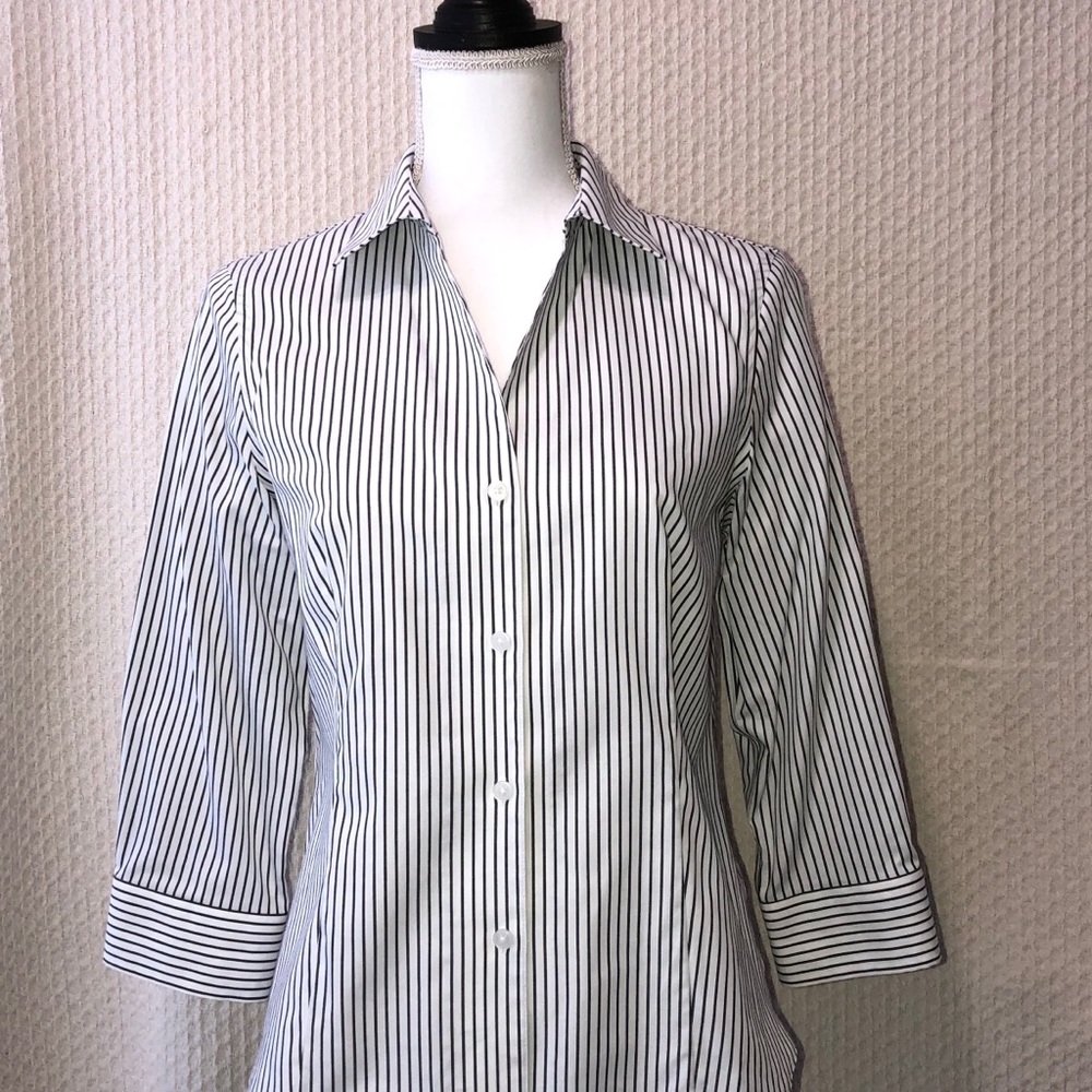 EUC Anne Klein 3/4 sleeve shirt